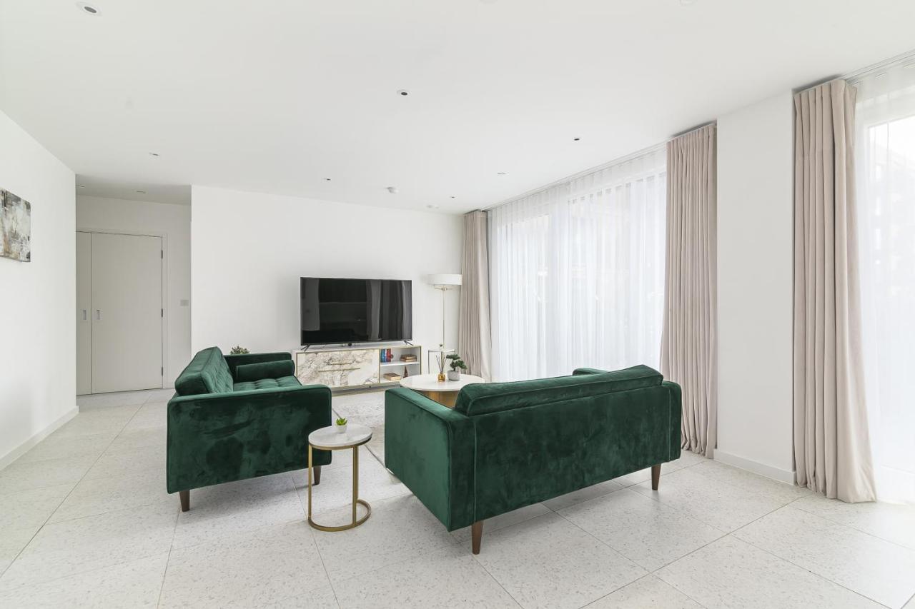 Luxury Spacious Flat With Communal Gardens And Parking Londýn Exteriér fotografie