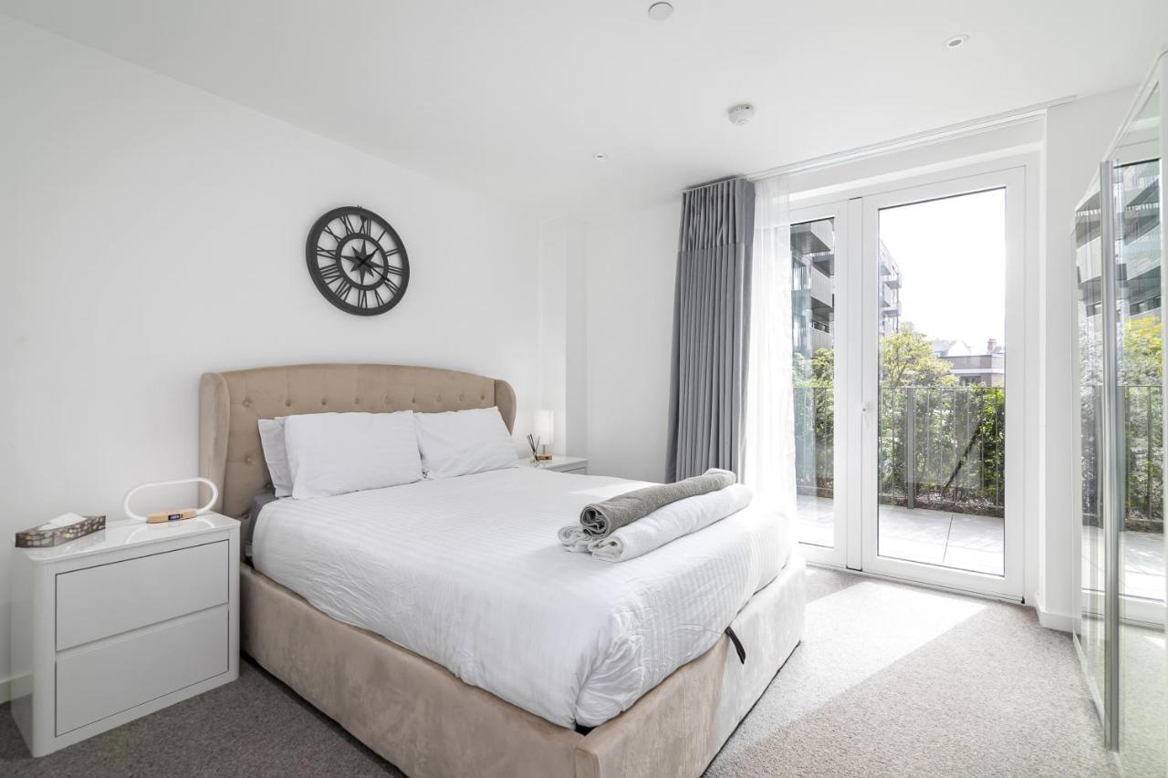 Luxury Spacious Flat With Communal Gardens And Parking Londýn Exteriér fotografie